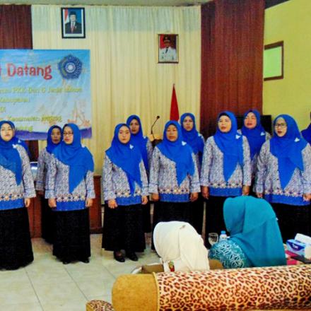 Kader PKK Desa Nagreg Kendan mewakili Lomba Posyandu Tingkat Kabupaten 2019