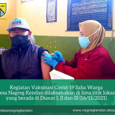 Kegiatan Vaksinasi Saba Warga