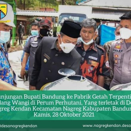 Kunjungan Bupati Bandung Ke PGT Sindang Wangi